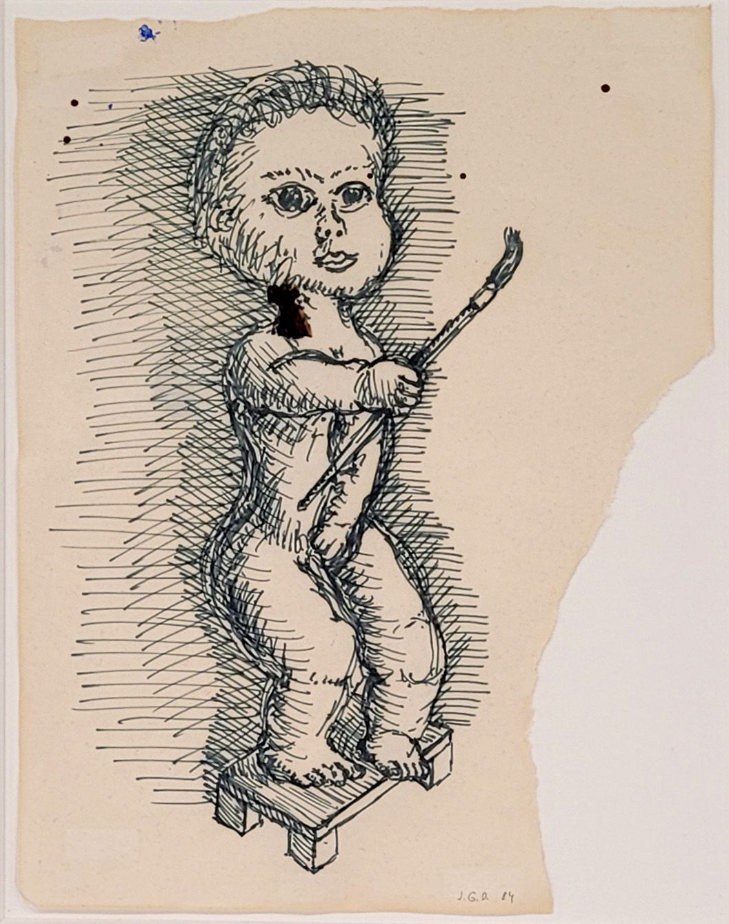 Los 679: DOKOUPIL, Jiri Georg: Ohne Titel – Bild 2