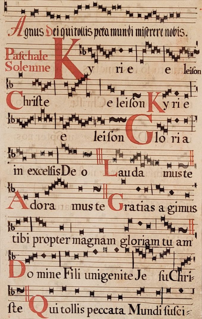 Los 70: Antiphonarblatt – Bild 2