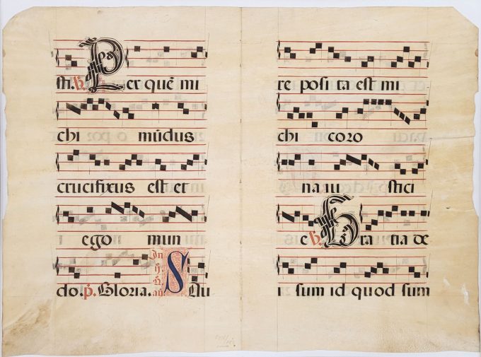 Los 71: Zwei Antiphonarblätter – Bild 2