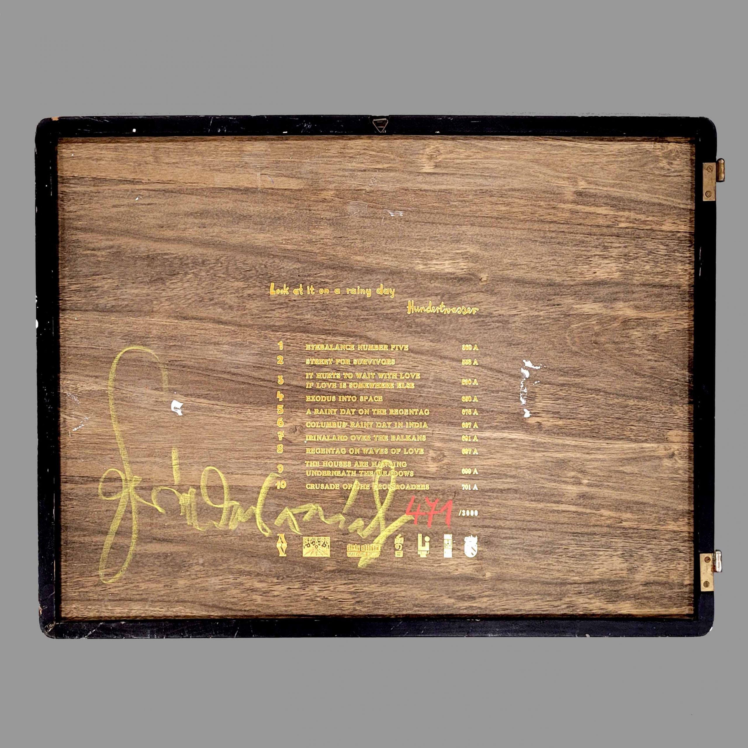 Los 723: HUNDERTWASSER, Friedensreich: Regentag – Bild 2