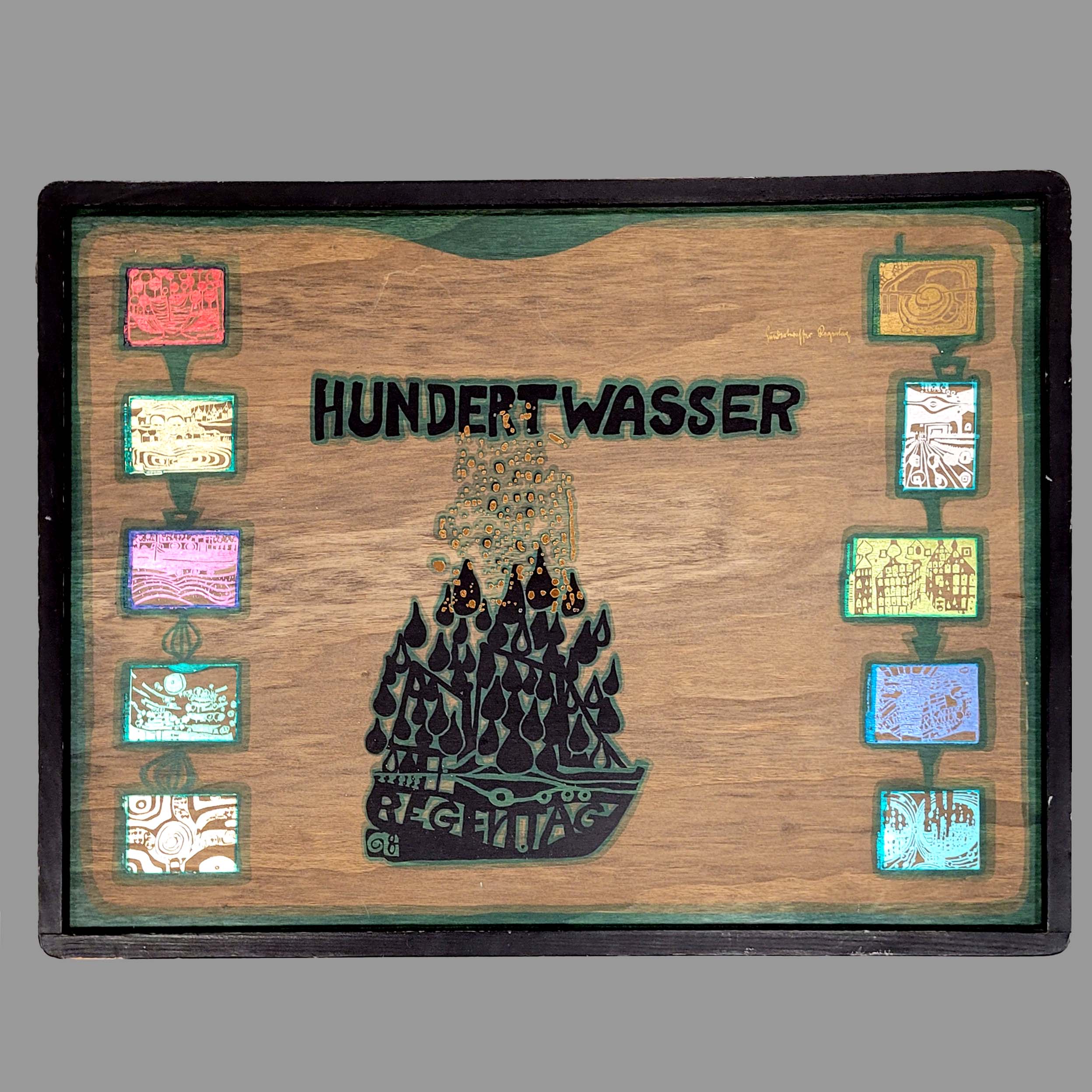 Los 723: HUNDERTWASSER, Friedensreich: Regentag