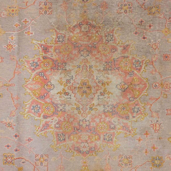 Los 908: Ushak, um 1910, 350 x 260 cm, Zustand C – Bild 3