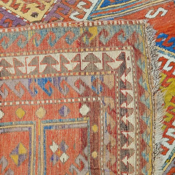 Los 917: Kazak, um 1910, 280 x 148 cm, Zustand D – Bild 2