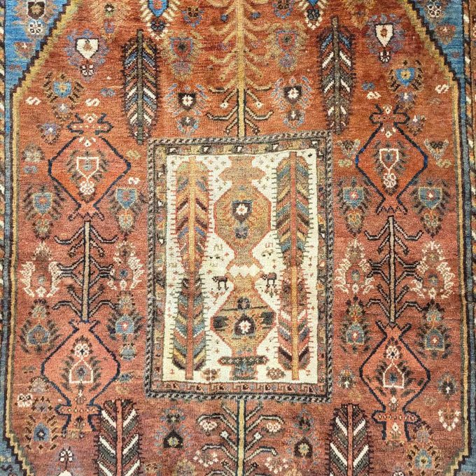 Los 920: Shiraz, um 1910, 255 x 162 cm, Zustand B/C – Bild 3