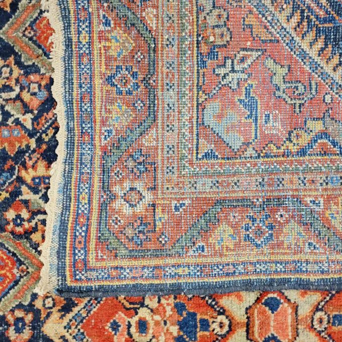 Los 929: Zwei Mahal, um 1920, 200 x 130 bzw. 198 x 132 cm, Zustand C – Bild 2