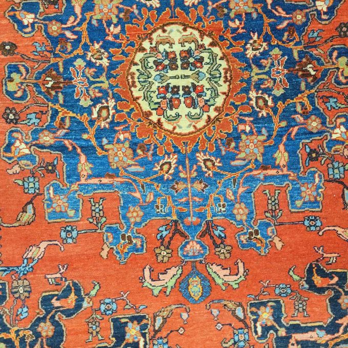 Los 938: Bidjar, Village-Teppich, um 1910, 200 x 130 cm, Zustand B – Bild 3