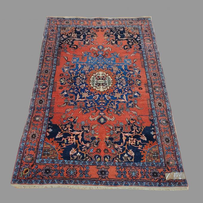 Los 938: Bidjar, Village-Teppich, um 1910, 200 x 130 cm, Zustand B