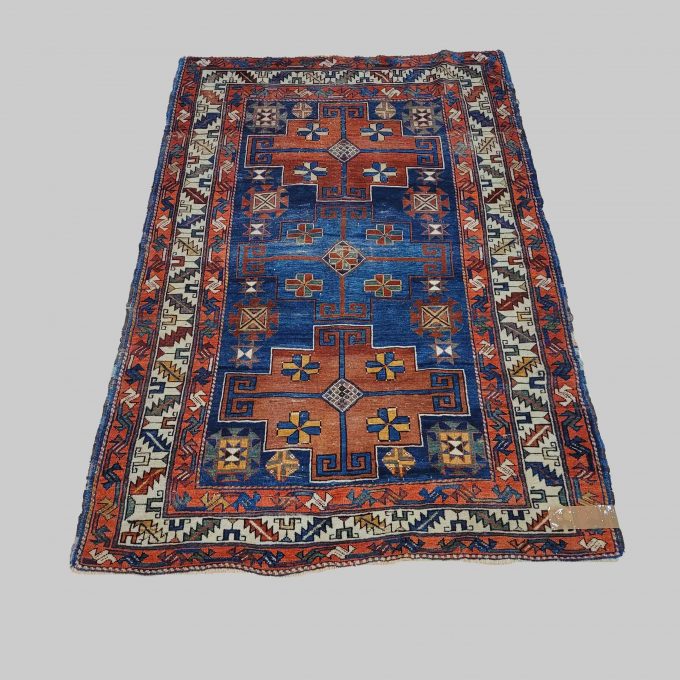 Los 943: Kazak, um 1900, 165 x 115 cm, Zustand D
