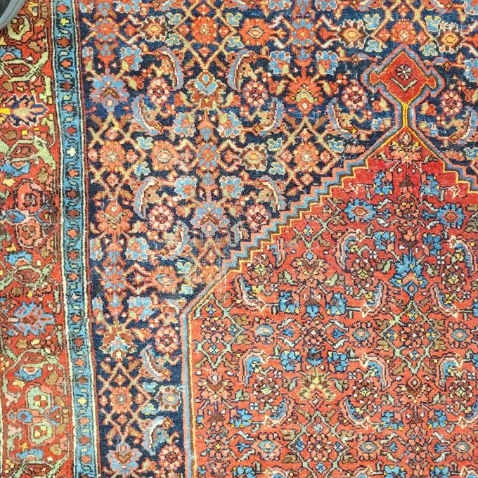 Los 949: Bidjar, um 1900, 174 x 119 cm, Zustand B/C – Bild 3