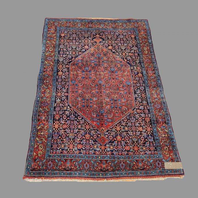 Los 949: Bidjar, um 1900, 174 x 119 cm, Zustand B/C