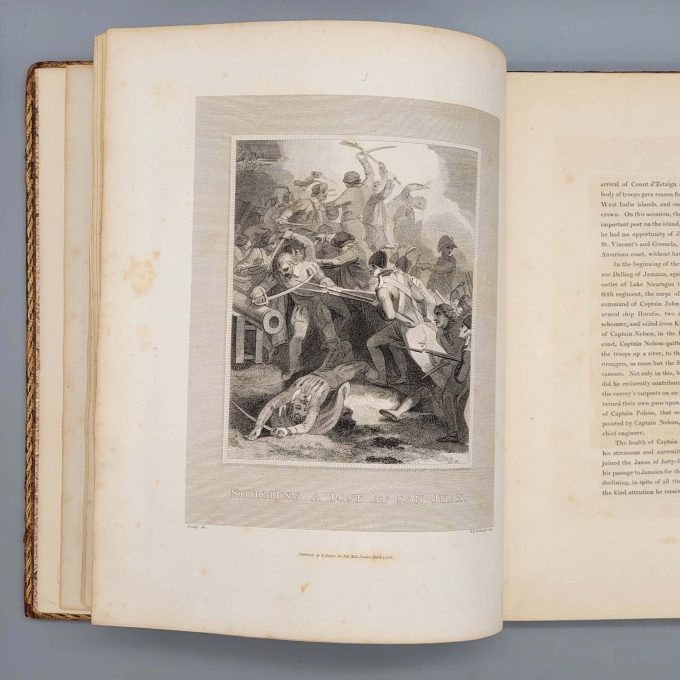 Los 10: CHURCHILL, T.O.: The life of Lord Viscount Nelson Duke of Bronté & c. – Bild 3