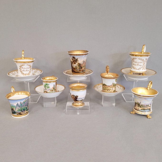 Los 115: Konvolut Sammeltassen und ein -becher