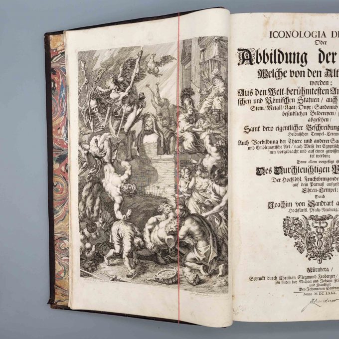 Los 12: SANDRART, Joachim von: Iconologia deorum - Oder Abbildung der Götter – Bild 2