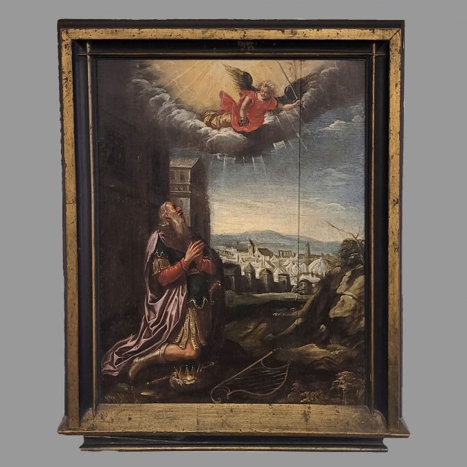 Los 136: ANTWERPENER MEISTER: König David