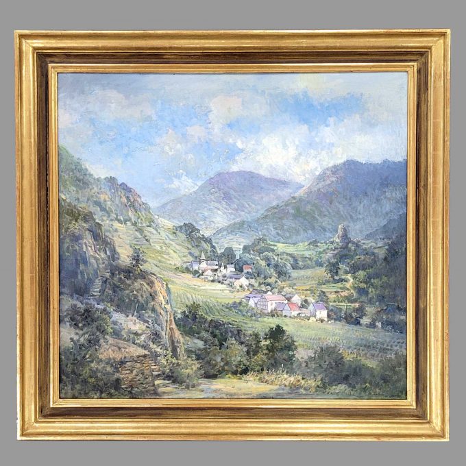 Los 143: SIEBENEICHLER, Klemens: Ahrlandschaft mit Guckley
