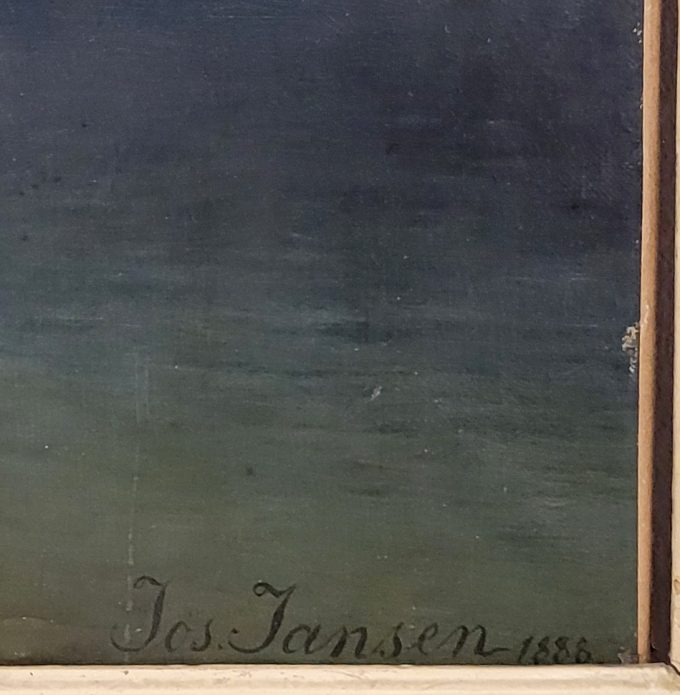 Los 155: JANSEN, Joseph: Gebirgssee (Vierwaldstättersee?) – Bild 5
