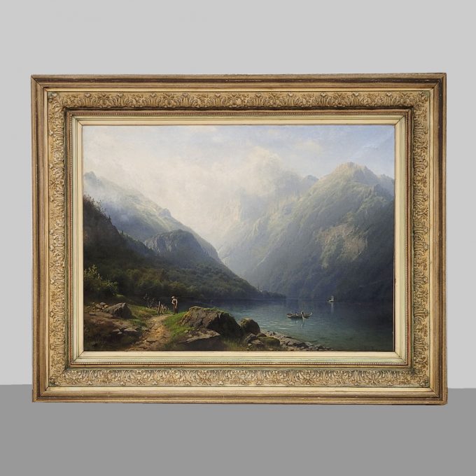 Los 155: JANSEN, Joseph: Gebirgssee (Vierwaldstättersee?)