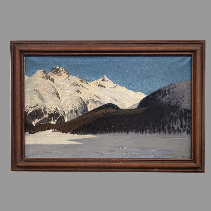 Los 158: AM ENDE, Hans: Winterlandschaft in den Bergen