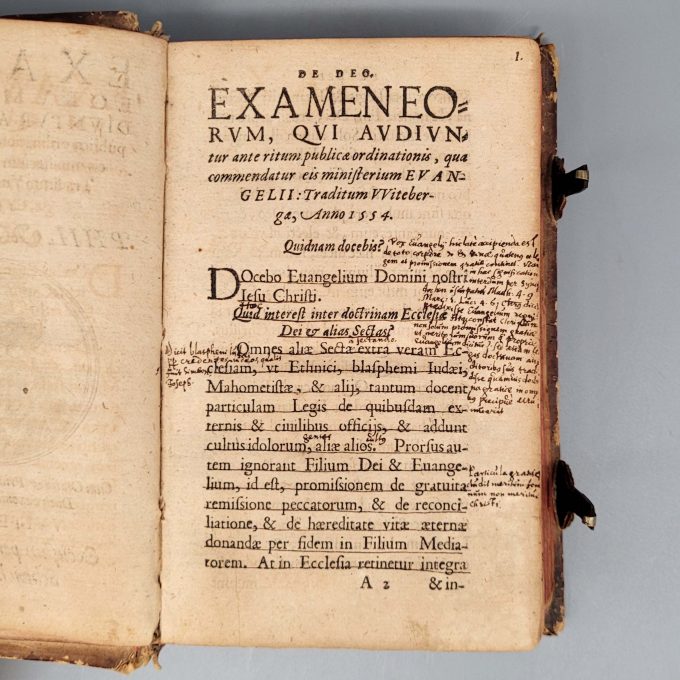 Los 16: MELANCHTON, Philipp: Examen eorum qui audiuntur ante ritum publicae ordinationis… – Bild 2