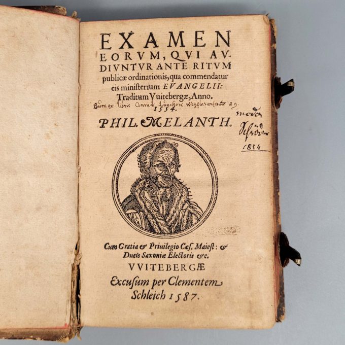 Los 16: MELANCHTON, Philipp: Examen eorum qui audiuntur ante ritum publicae ordinationis…