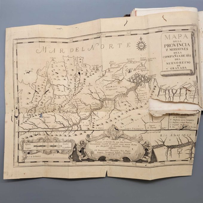 Los 18: GUMILLA, Joseph: Historia Natural - Civil y Geografica de las Naciones situadas en las Riveras del Rio Orinoco – Bild 3