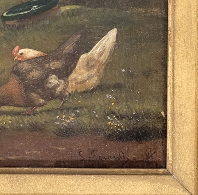 Los 182: GERADTS, Lambert: Hühnerhof – Bild 3