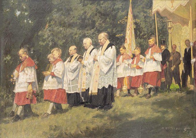 Los 193: NÜTTGENS, Heinrich: Fronleichnamsprozession – Bild 2