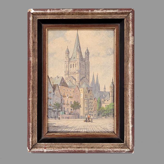 Los 197: MÖHREN, Jean: Ansicht auf Groß St. Martin und den Kölner Dom
