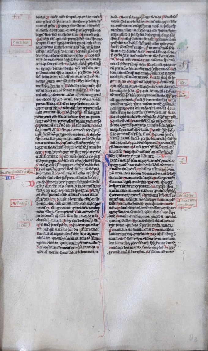 Los 25: Seite aus einer Biblia Latina – Bild 3