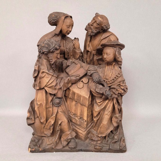 Los 274: Spätgotische Figurengruppe der Darbringung Christi im Tempel