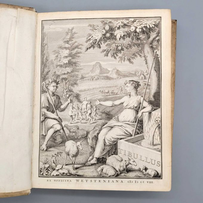 Los 3: [BROUCKHUYS, J.]: Albii Tibulli..[Opera] quae exstant - Ad fidem veterum membranarum sedulo castigata… – Bild 2