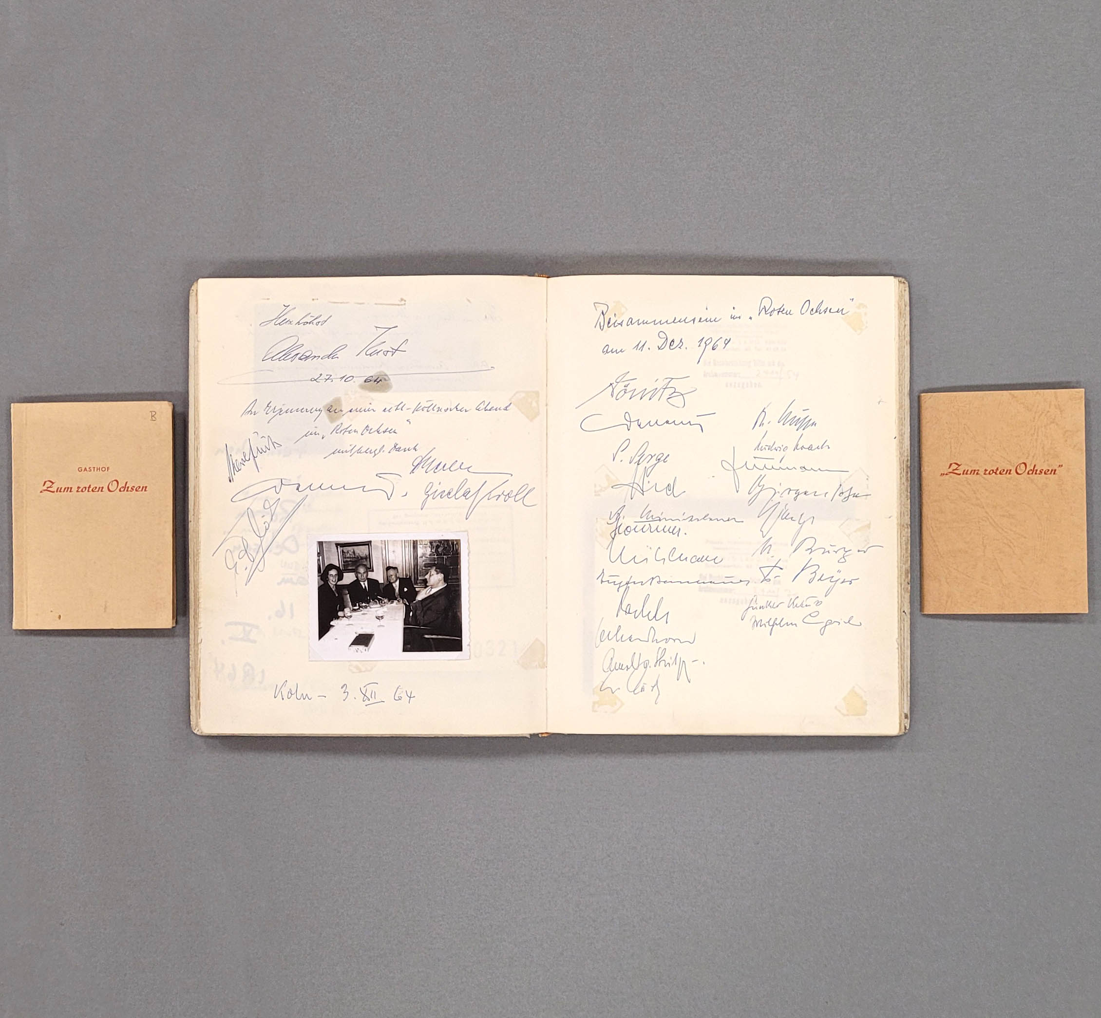 Los 33: Gästebuch des Gasthauses "Zum roten Ochsen" in Köln – Bild 3