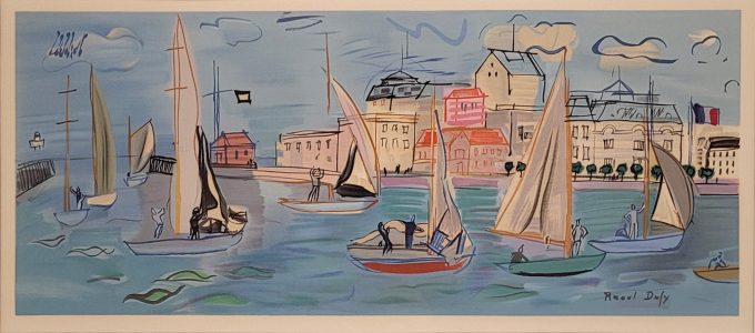 Los 401: DUFY, Raoul: Regatta in Deauville – Bild 2