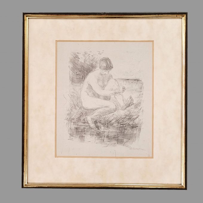 Los 468: LIEBERMANN, Max: Die Badende