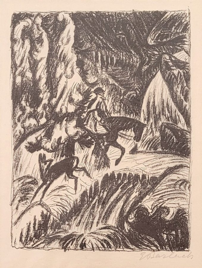 Los 469: BARLACH, Ernst: Harzreise im Winter (Das Reh) – Bild 2