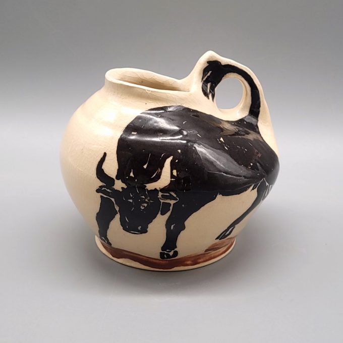 Los 517: PICASSO, Pablo: Vase mit einem Stier