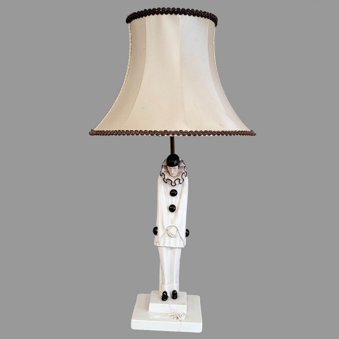 Los 524: Lampe mit trauerndem Bajazzo