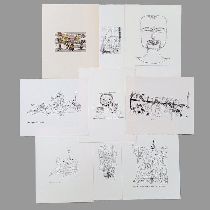 Los 545: KLEE, Paul: Konvolut Graphik