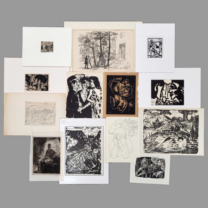Los 548: Konvolut expressionistische Graphik – Bild 2