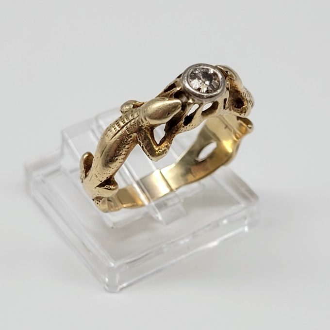 Los 646: Ring in Form zweier Eidechsen