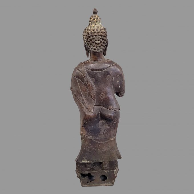 Los 710: Buddha auf Lotusthron im "Abhaya-Mudra-Gestus" – Bild 2