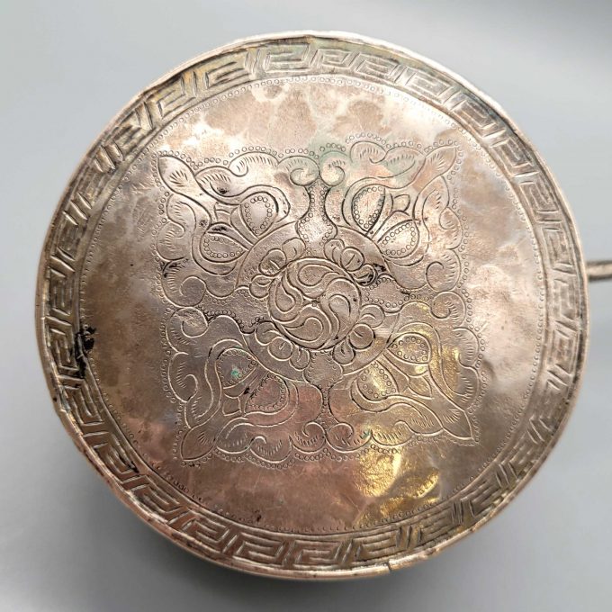 Los 733: Räucherpfanne mit Deckel – Bild 3