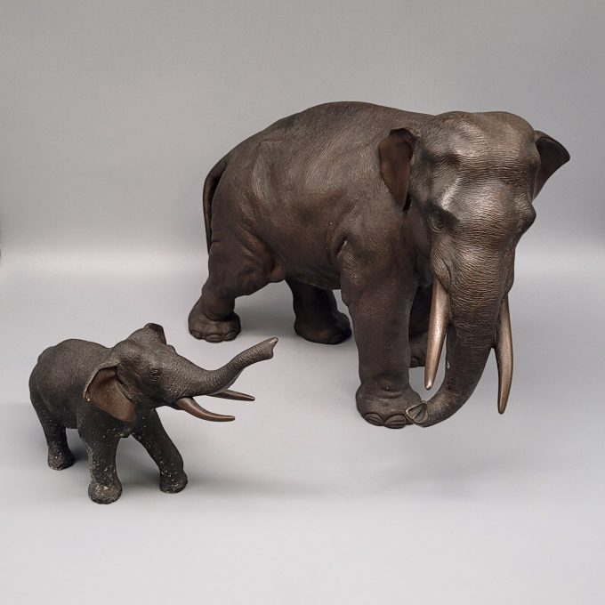 Los 740: Elefant mit Jungtier