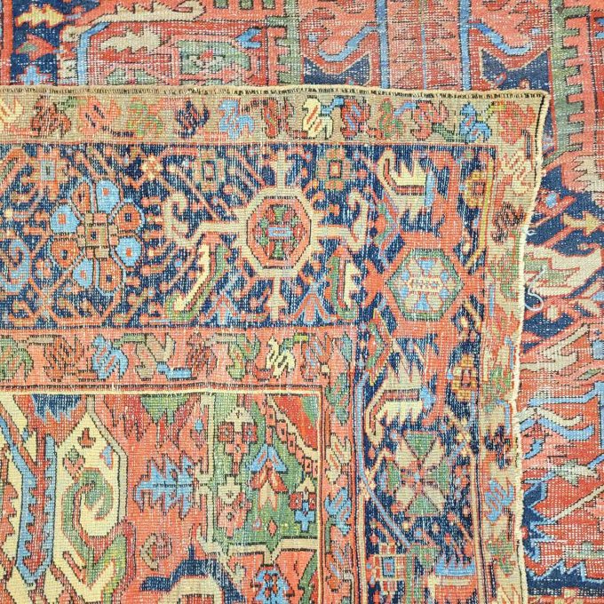 Los 778: Heriz, um 1900, 406 x 290 cm, Zustand D – Bild 2