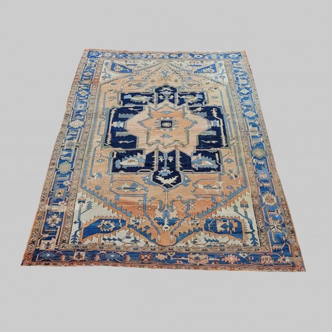 Los 780: Heriz, um 1880, 410 x 271 cm, Zustand D