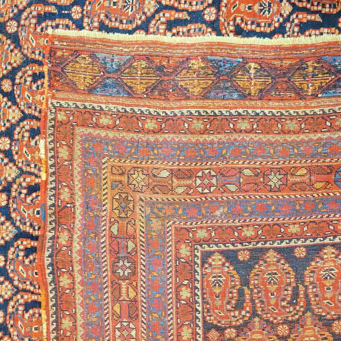 Los 781: Gashgai, um 1920, 355 x 212 cm, Zustand B/C – Bild 2