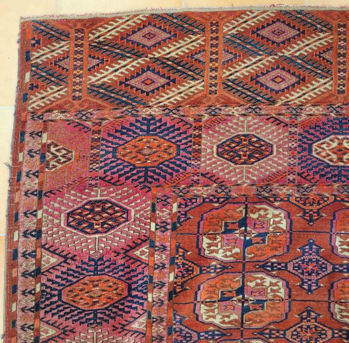 Los 784: Bucchara, um 1920, 316 x 225 cm, Zustand C – Bild 3