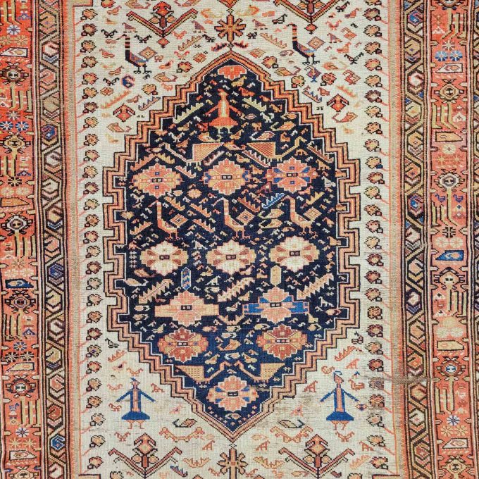 Los 793: Malayer, um 1910, 290 x 161 cm, Zustand C/D – Bild 3