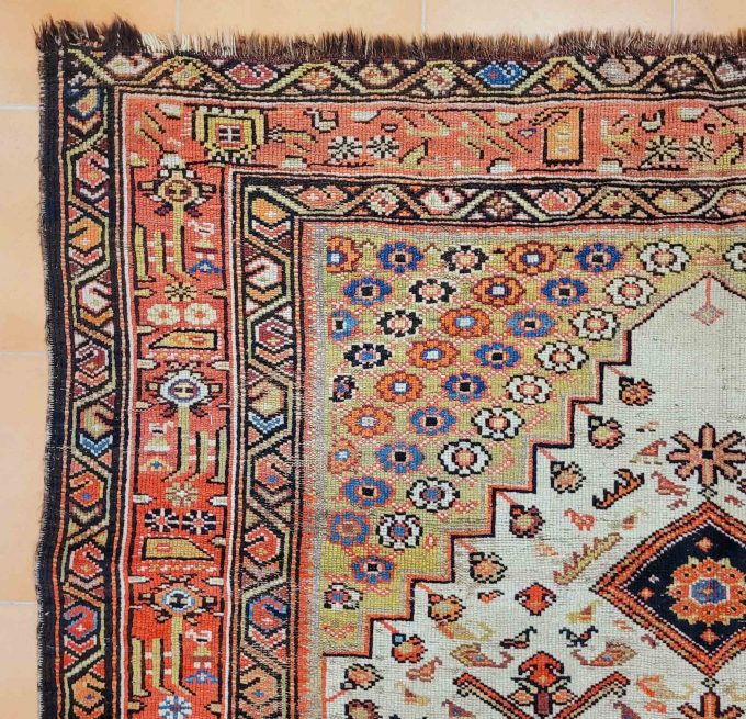 Los 793: Malayer, um 1910, 290 x 161 cm, Zustand C/D – Bild 4