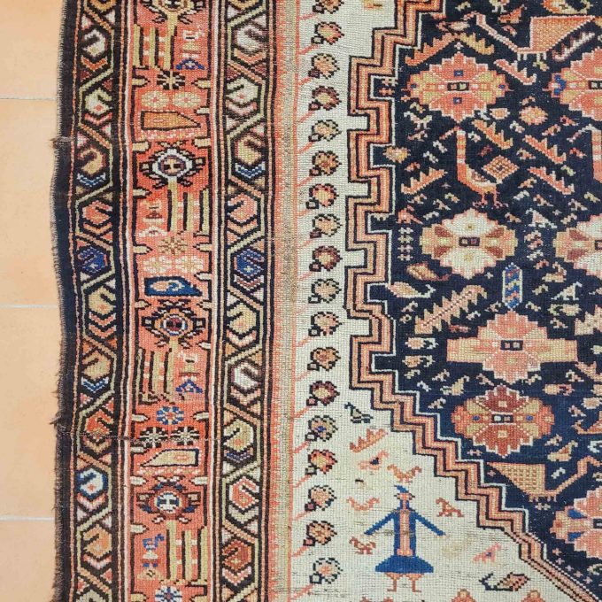 Los 793: Malayer, um 1910, 290 x 161 cm, Zustand C/D – Bild 5